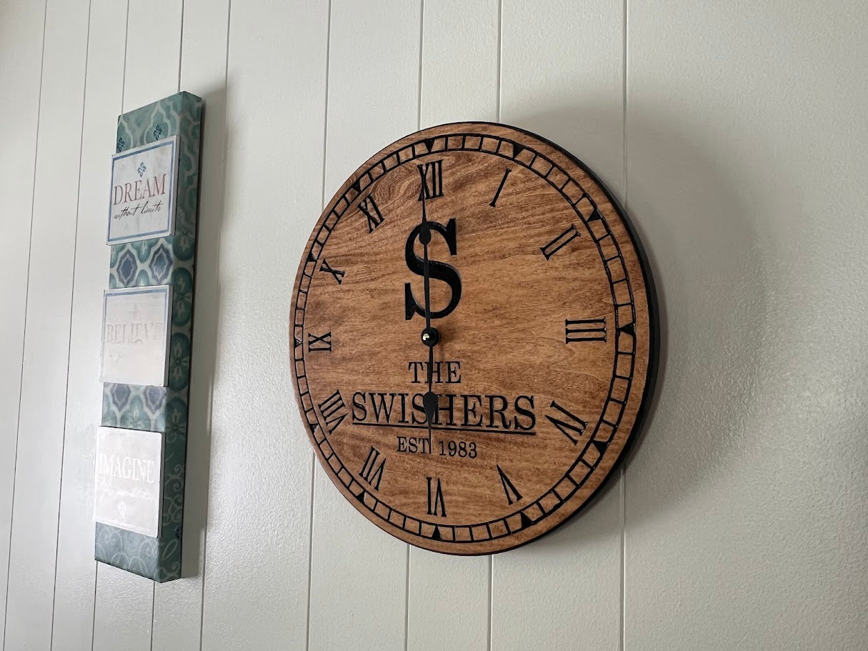 Family Name Clock