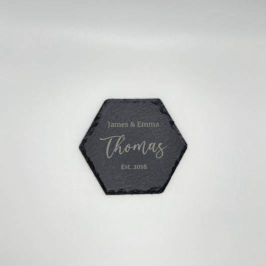 Personalized Slate Coaster