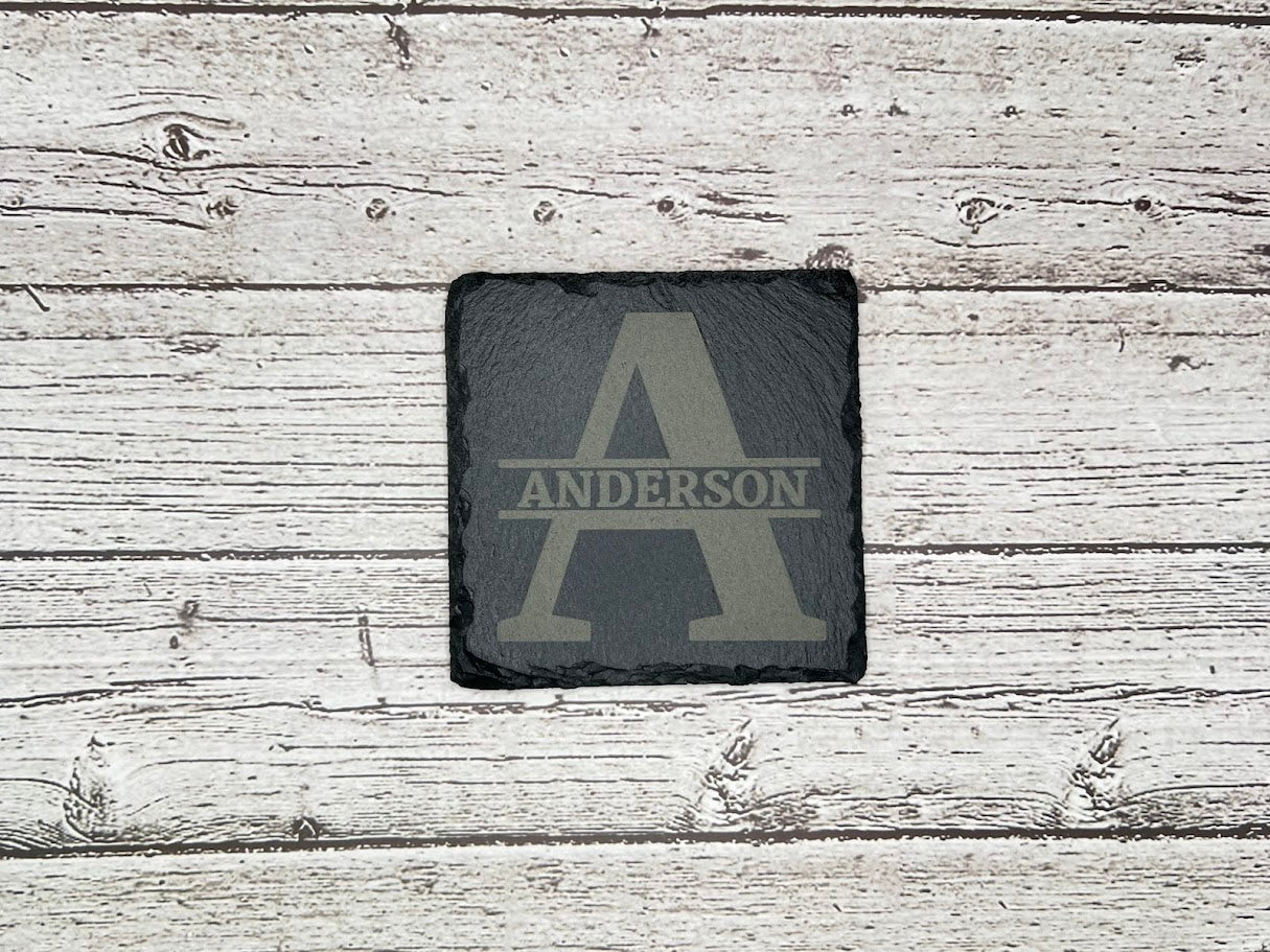 Personalized Slate Coaster