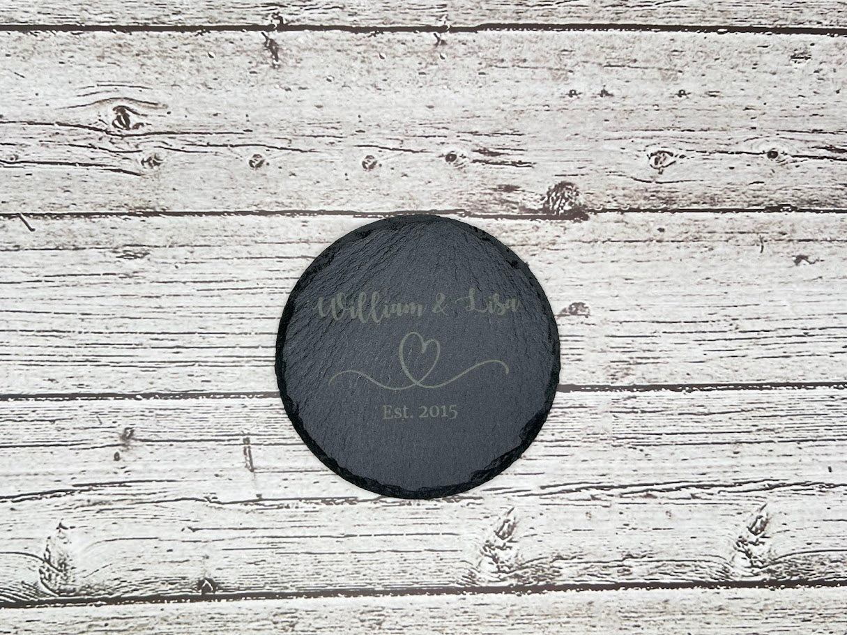 Personalized Slate Coaster
