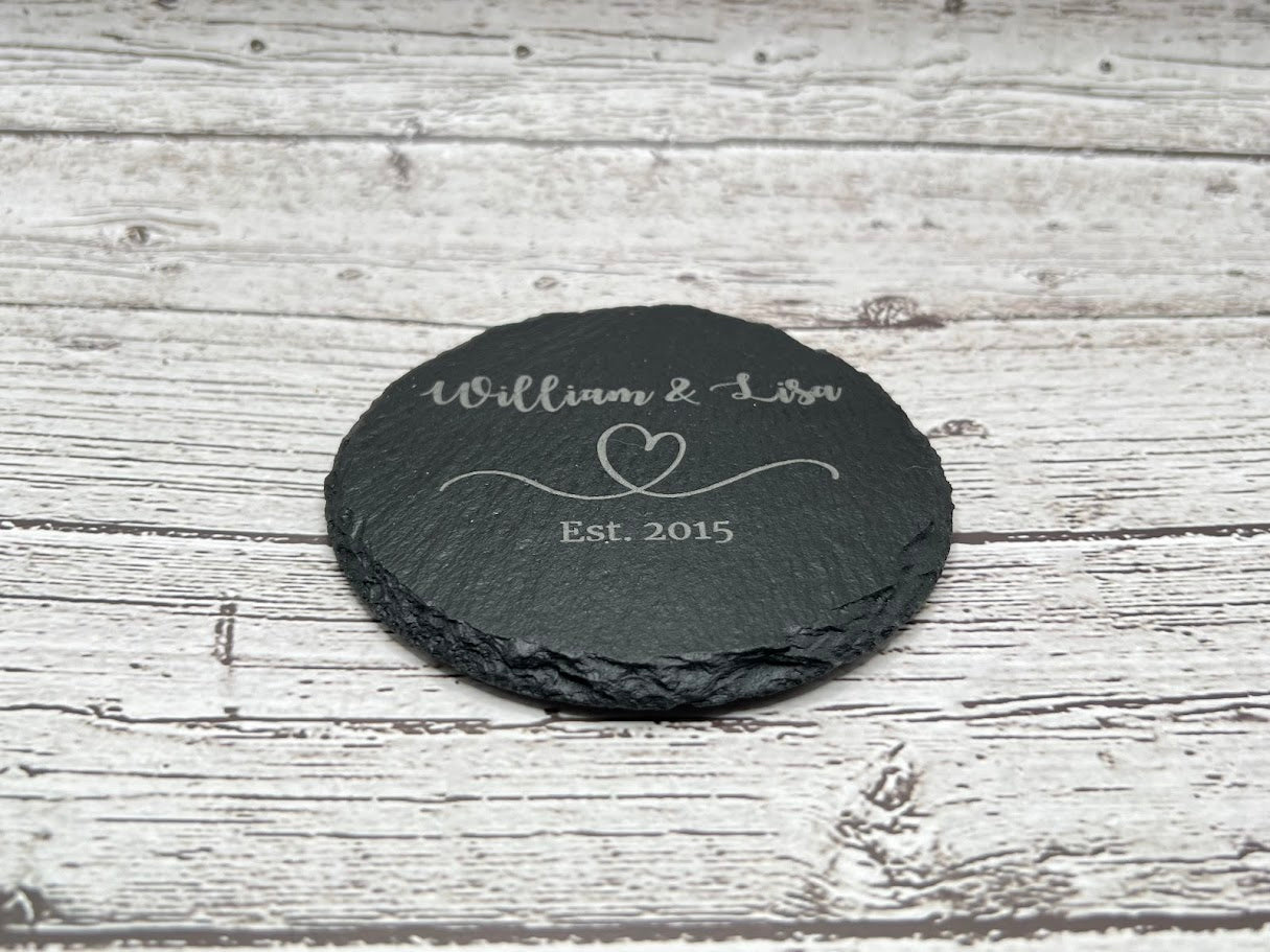 Personalized Slate Coaster